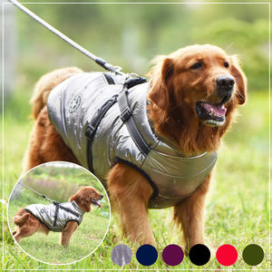 Manteau étanche pour chien, ensemble animaux de compagnie, tenues pour Chihuahua, bouledogue français, veste avec harnais, vêtement chaud pour l'hiver, 30 unités - Product Image 2