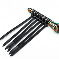 Attaches de câbles en nylon 66 de couleur noire, largement utilisées, en gros, 4,8*350mm, attaches de câbles en nylon, fabricant, paquet de 20 pièces