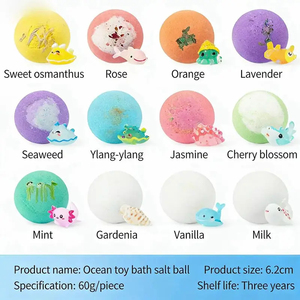 Assortiment personnalisé de bombes de bain multi-parfums à marque privée, prêt à l'emploi, pour enfants, avec des jouets surprise à l'intérieur - Product Image 5