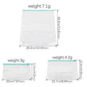 Sacs de congélation réutilisables, sacs de conservation alimentaire étanches, contenants de stockage alimentaire pour sandwichs, collations, voyages, pique-niques, travail, usage domestique - Product Image 3