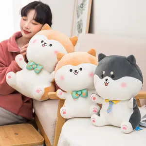 Vente directe d'usine chien de dessin animé mignon doux vif jouets en peluche pour enfants fille cadeau vente en gros Kawaii Machine à griffes poupées en peluche