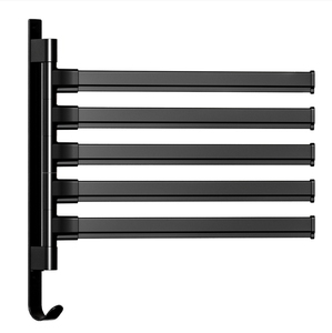Porte-serviettes multifonctionnel rotatif à 180 degrés en plastique pour salle de bain et <span class=keywords><strong>cuisine</strong></span> <span class=keywords><strong>Barre</strong></span> de suspension pour le bain et le rangement des chiffons - Product Image 1