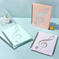 Porte-partitions pliable A4 imperméable et coloré de haute qualité pour musiciens, organiseur de partitions de piano, support de musique