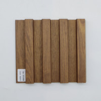 Panneau mural rainuré en WPC à texture bois, imperméable, résistant à l'humidité, durable, élégant et simple, pour la décoration intérieure