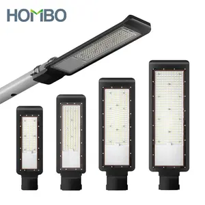 HOMBO工厂价格简易安装停车场照明防水Ip65室外50w 100w 150w 200w发光二极管路灯