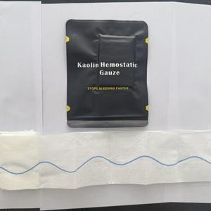 Gaze hémostatique stérile authentique au kaolin, certifiée CE, dispositif médical de classe I, protection chirurgicale rapide, sûre et efficace - Product Image 1