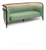 Sofá de ratán con nuevo diseño, soporte clásico de madera, <span class=keywords><strong>sin</strong></span> <span class=keywords><strong>respaldo</strong></span> - Product Image 3
