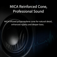 Enceintes de monitoring de studio EDIFIER MR4 à 4 canaux, avec woofer MICA de 4 pouces, tweeter de 1 pouce, entrée TRS/RCA double mode, sortie casque, crossover LC, pour bureau