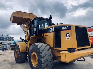 Chargeuse sur pneus CAT 966G 966H 938F jaune, équipement de construction robuste, chargeuse frontale avec gros pneus - Product Image 6