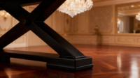 Table de billard professionnelle de 7 pieds pour la maison, en bois massif avec plateau en ardoise, style rustique personnalisé, pour tournoi, vente en gros d'usine