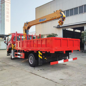 HOWO 4x2 5 ton motor-kraanwagen RHD duurzame <span class=keywords><strong>truck</strong></span>-gemonteerde kraan 7,5m hefhoogte hoog laadmoment voor Nigeria Kenia - Product Image 5