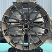 Jantes monobloc forgées de 18, 19, 20, 21, 22, 23, 24 pouces, fabrication directe d'usine, personnalisées, 5x114.3, bronze, alliage, pour voitures particulières BMW