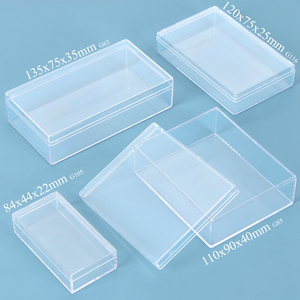 Boîte à cartes en acrylique transparent SUNSHING, barquette dorée, boîte souvenir de mariage en plastique rigide, réutilisable, pour bonbons et pierres précieuses, avec couvercles - Product Image 1