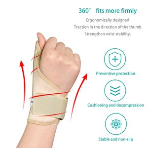Adjustable <strong>Compression</strong> Sports Wrist Support <strong>Splint</strong> Hand Brace with Thumb Finger Protector Hand Holder for Comfort and Support - Product Image 4