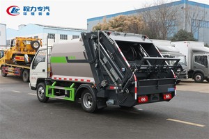 Camion à ordures compacteur spécial pour zones rurales, adapté aux routes accidentées - Product Image 5