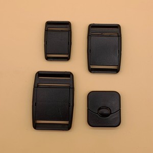 Plastic Snap Buckles Black Adjustable For <b>Bags</b> Backpacks Belt Buckles K051 - Product Image 4