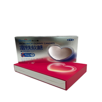 Boîte de soins médicaux haut de gamme en carton argenté, emballage exquis pour compléments alimentaires, carton imprimé en feuille métallique durable