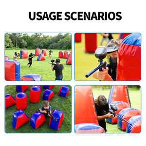 Búnkeres Inflables <span class=keywords><strong>de</strong></span> PVC <span class=keywords><strong>de</strong></span> 0.6mm, 16 Piezas, Precio Económico, para Juegos <span class=keywords><strong>de</strong></span> Tiro con Arco Extremos, Búnkeres Super Air PSP para Campo <span class=keywords><strong>de</strong></span> Paintball - Product Image 6
