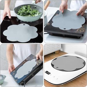 Factory Supplier Customized Anti-scratch Heat Resistant Nonslip <b>Silicone</b> Induction Hob Protector Liner Mat - Product Image 6