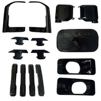 Fabricant LC250 2024 Garniture noire complète Ensemble complet 5 kits pour accessoires Toyota Land Cruiser Prado 250