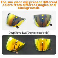Lunette de protection photochromique pour moto, visière plate de remplacement pour demi-casque Bullitt, pare-soleil, accessoires de protection contre le vent