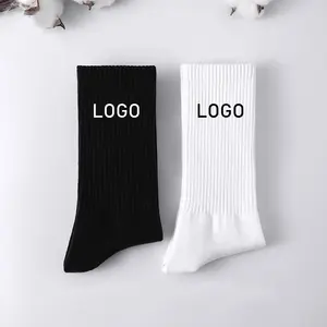 Pure solid terry cushion NK socks custom breathable Cotton colorful men compression sock sports tube elite basketball crew socks