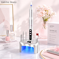 Vantrend Ponceuse à Ongles Électrique Professionnelle 35000 tr/min Sans Fil Rechargeable USB en Aluminium pour le Marché Européen ou Américain