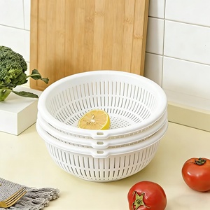 Colador y escurridor de verduras, herramienta de almacenamiento de cocina, cesta de drenaje de silicona, cesta para lavar frutas y verduras - Product Image 4