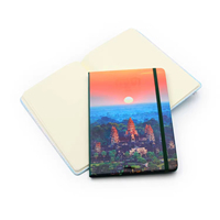 Agenda quotidien non daté en lin format A5, personnalisable page par page, 5 minutes par jour, pour la pleine conscience, la prière chrétienne et la gratitude