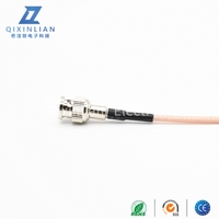 Conector MINI BNC Cableado de cabeza macho con cable coaxial RG179 Longitud 500mm