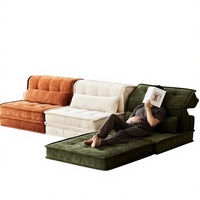 Modulares Kombinations-Sofa-Set Faltbares Würfelsofa für Kleine Wohnungen & B&Bs Wohnzimmer Schlafzimmer Vermietungszwecke