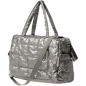 Bolso Bandolera Cuadrado Acolchado para Mujer, Bolso de Mano Grande, Bolso Tipo Tote Acolchado con Relleno de Algodón - Product Image 5