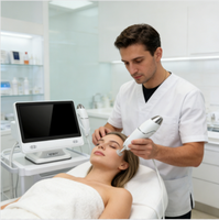10.1 Inch HD Display UV Polarized Scalp Hair Follicle Skin Analysis Machine 200X/50X Four Spectrum Detector for Beauty Salon