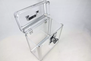 <span class=keywords><strong>Caja</strong></span> LP acrílica personalizada de 12 pulgadas, <span class=keywords><strong>caja</strong></span> de transporte de <span class=keywords><strong>discos</strong></span> de <span class=keywords><strong>vinilo</strong></span> transparente <span class=keywords><strong>para</strong></span> almacenar <span class=keywords><strong>discos</strong></span> y exhibir - Product Image 2