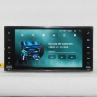 Android 15 7 inci untuk FJ Cruiser Dashboard GPS Pemutar Multimedia Mobil USB Type-C 1280x720 Panel INCELL CarPlay/Android Auto FM