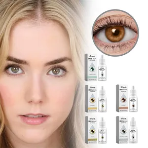 Ximonth - Tinta líquida ideal para olhos, hidratante, solução para cuidados com os olhos, folhas de 5 cores para olhos, relaxante e relaxante, para alívio de visão e fadiga