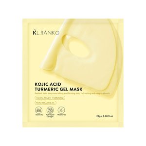 Etiqueta privada Cúrcuma Kojic Acid Jelly Gel Mascarilla facial Brillo Blanqueamiento Hidratante Reafirmante Productos coreanos para el cuidado <span class=keywords><strong>de</strong></span> <span class=keywords><strong>la</strong></span> piel - Product Image 6