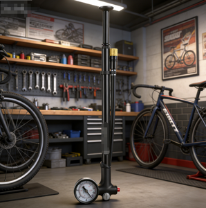 Bicicleta de Montaña Fija de Aleación de Aluminio con Bomba Pequeña Portátil, Amortiguador Delantero y <span class=keywords><strong>Inflador</strong></span> Trasero - Product Image 4