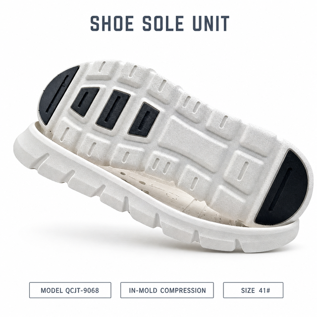 Molded EVA Shoe Sole OEM ODM Wholesale Custom Logo Men Running Outsole Wave Grip Anti Slip Comfort Casual Sports Shoes