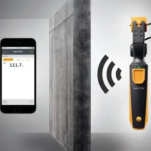 Testo 549i and 115i Digital Manifold High-pressure Gauge and Pipe-<b>clamp</b> Thermometer Operated Via Smartphone Manifold Gauge - Product Image 5