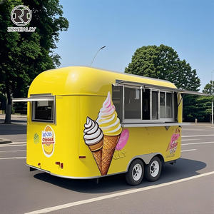 Nouveau camion <span class=keywords><strong>de</strong></span> restauration mobile commercial pour café, glaces et petits repas - Product Image 1
