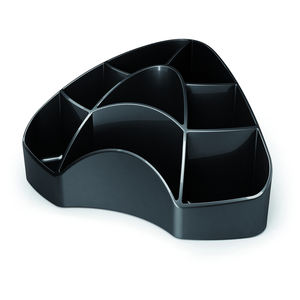 ARDA - ORGANIZER MULTIPOT MYDESK 12.3X18.5 CM IN PLASTICA NERA - Product Image 1