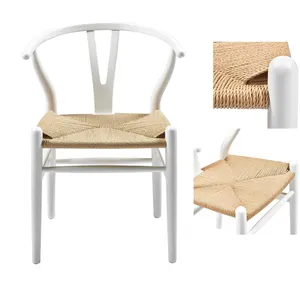 Vendita calda unico ristorante moderno creativo Y sedia Design classico sedia a Wishbone in legno in vendita sedia da pranzo in legno