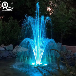Fontaine musicale de jardin sur mesure Water Crown, grande taille, système de contrôle complet, spectacle aquatique pour les places publiques, les centres de villégiature et les spectacles nocturnes - Product Image 1