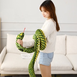 Peluche de Cobra Colorida Simulada de 80/170/240cm, Juguete de Peluche de Serpiente, Muñeco de Peluche Divertido, Broma, Juguete Suave, Decoración del Hogar - Product Image 3