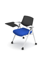 Chaise de conférence et de formation à dossier en maille, design breveté moderne, cadre triangulaire de haute qualité, certifiée BIFMA