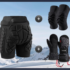 Pantalon de sport professionnel pour activités de plein air avec coussinets d'impact en EVA épais, léger et réglable, pour le patinage et le ski en hiver WD-H002 - Product Image 2