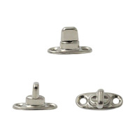 Fermoirs à torsion SNOWL Dot, fermoirs à torsion et œillets assortis, quincaillerie marine