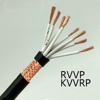 Câble de commande blindé en cuivre KVVRP (flexible) 24/30/37*1.0 mm² en stock pour équipement de protection incendie (interverrouillage ventilateur et pompe)