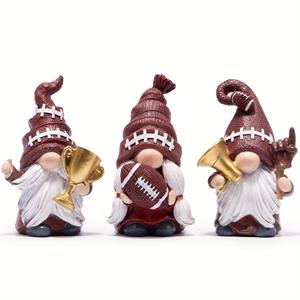 Produits sportifs en résine Witt Gnome de football Ornements en résine de football Basketball personnalisable Décoration de meubles - Product Image 5